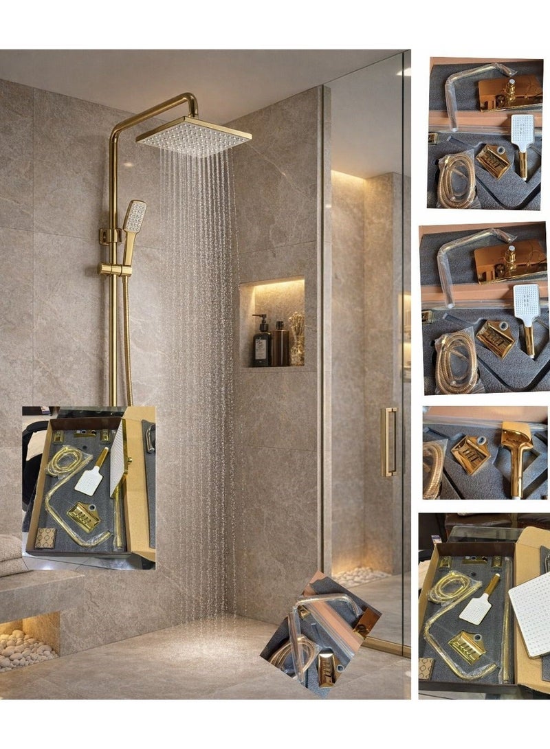 شمس طقم استحمام دش  دهبى (سوبر دهبى فى ابيض) - Image 1